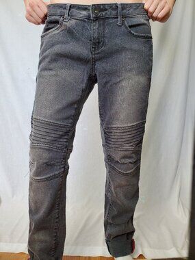 Converse One Star Faded Gray Motocross Jeans